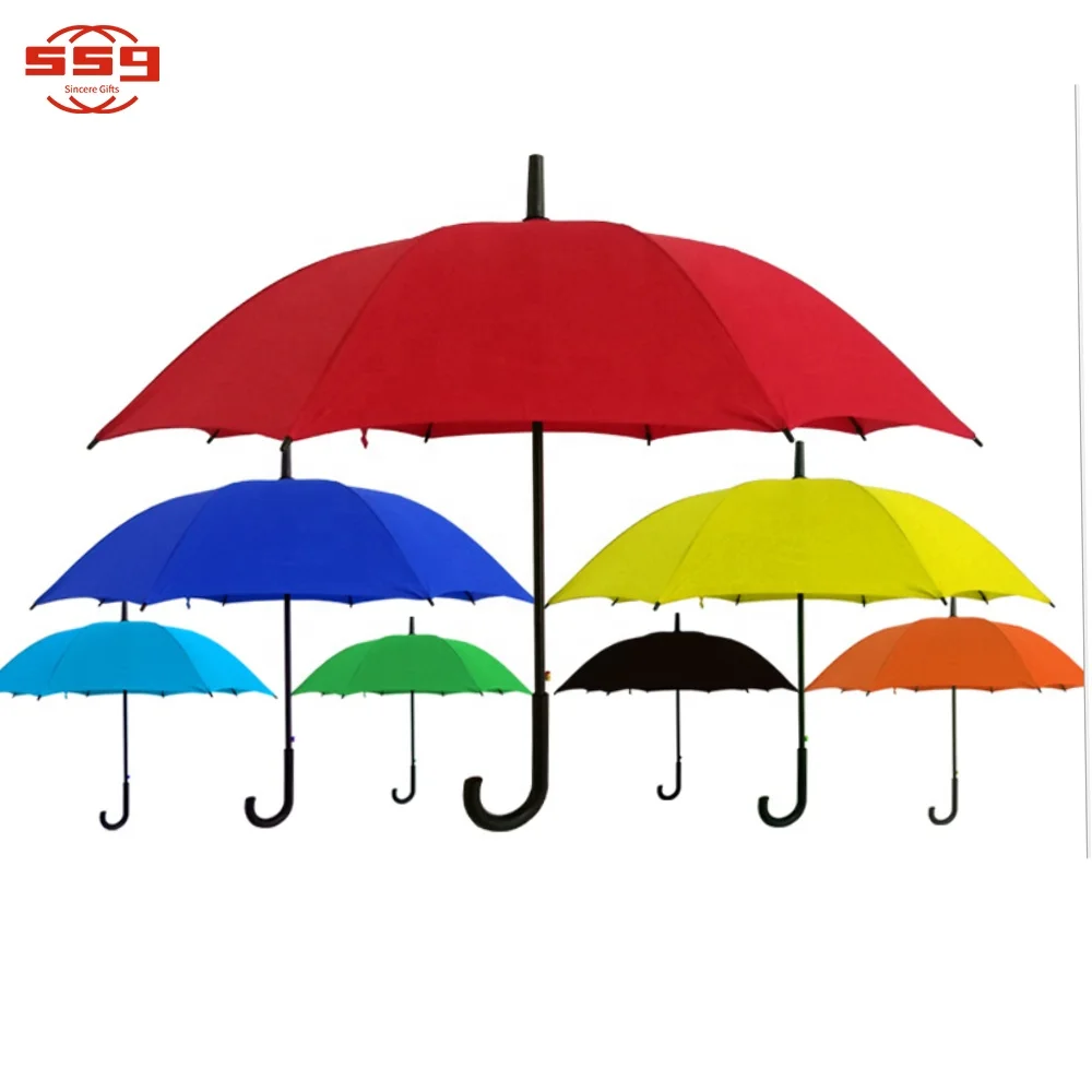 SSG Promotional Advertising Black White Wholesale Custom Logo Large 68 Inch UV Golf Umbrella