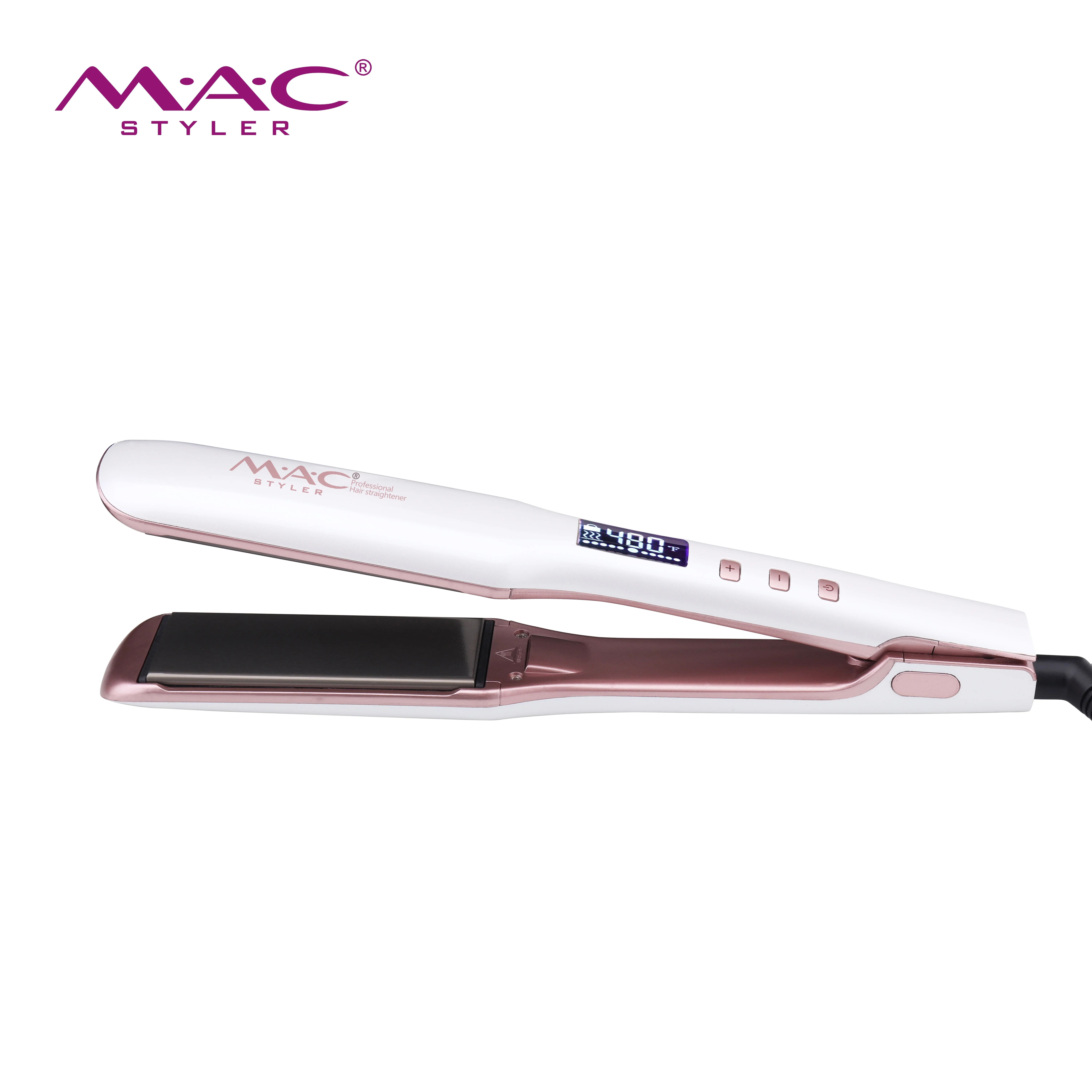 Professional Salon Barber Equipment Hair Straightener with Bag Comb Hairpin Tourmaline Flat Iron Hair Straighteners durable use