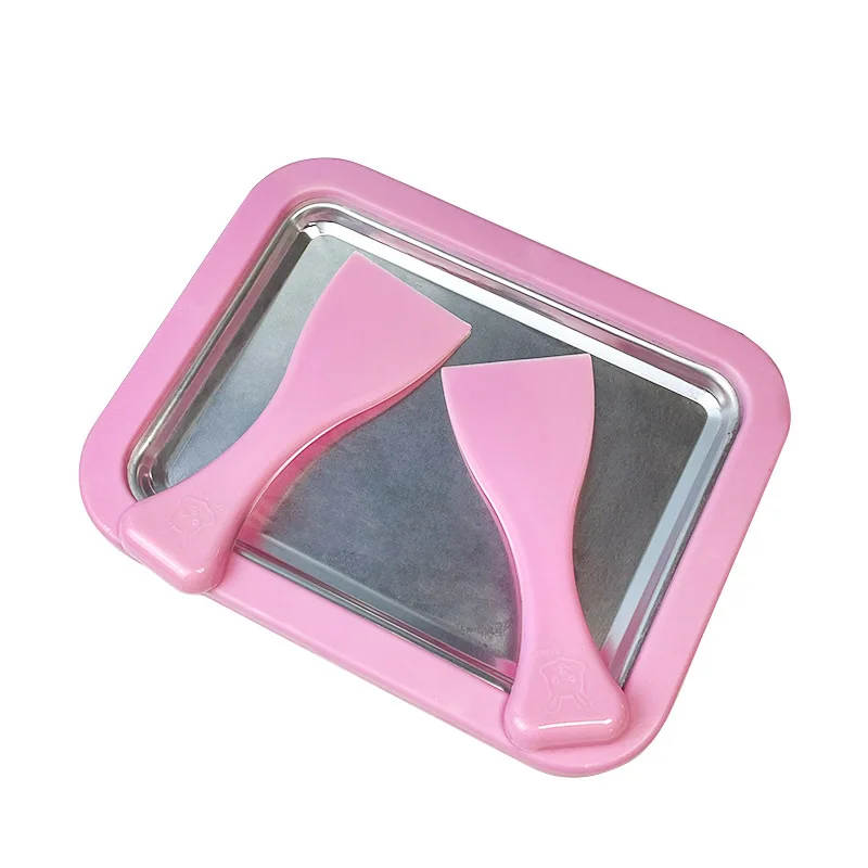 Cartoon Mini Ice Cream Maker and Fried Yogurt Machine Cool Summer Rolling Machine for Kids Children Ice Cream Tools