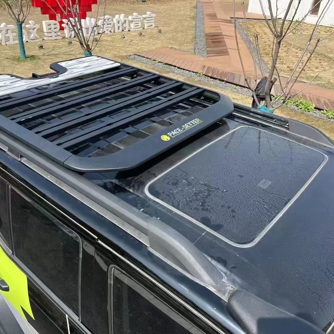 Nissan Navara D40 Car Roof Racks for SUV Ranger Platform lx470 Slim Line 150 Prado lc 100 Aluminium Landcruiser Roof Rack Track