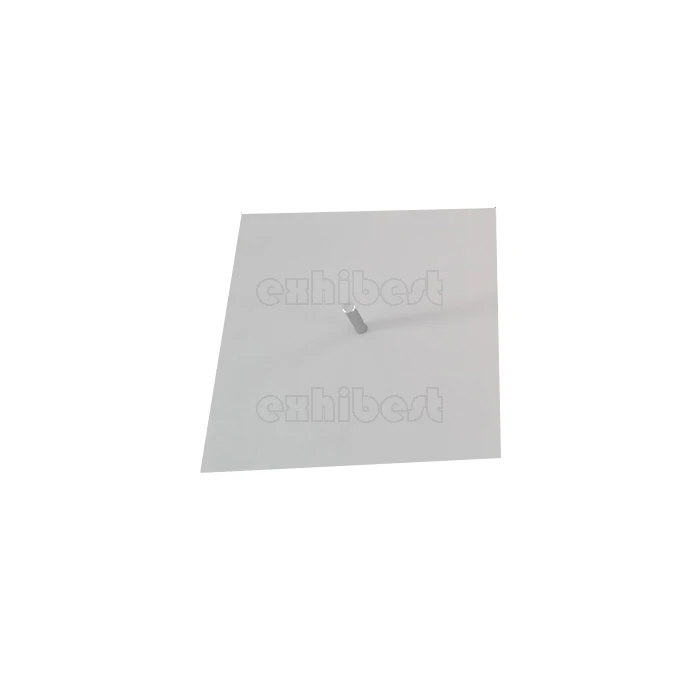 Flying Banner flag Stand with Square Iron Base /Chromium Plating Flexible Cloth Flag