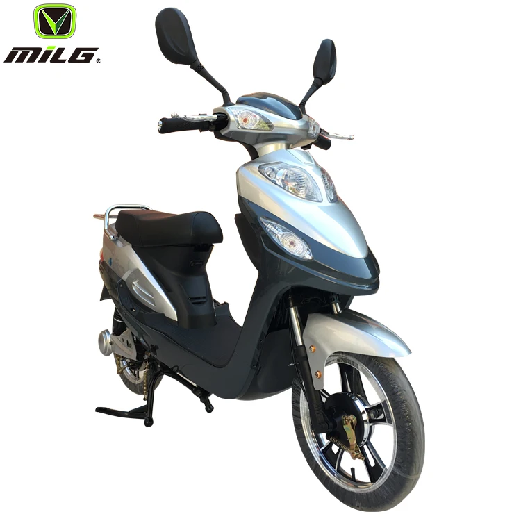  Дешевый Электрический скутер MILG 350 Вт мопед с электровелосипедом для