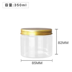 2 oz 3 oz 4 oz 5 oz 8 oz 500ml 1000ml jar with lid pet spice plastic jar Food nut sealed jar cosmetic jars
