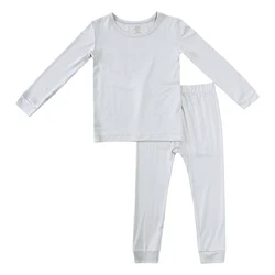 bulk wholesale kids boys girl pajamas set custom bamboo baby clothing sets manufacturer sustainable eco friendly clothes set