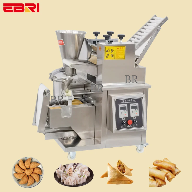 Automatic big mini maquina hacer de pierogi pelmeni ravioli samosa spring roll dumpling empanada maker fold making machine price