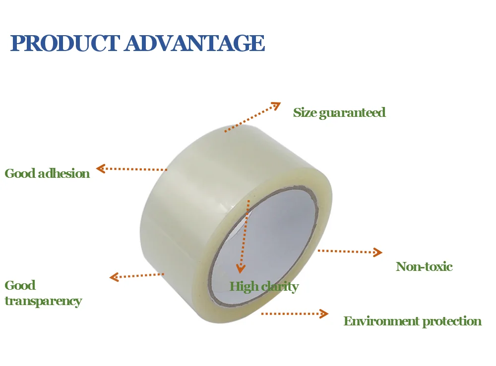 Clear BOPP packing tape bopp film and acrylic adhesive tape packing tape