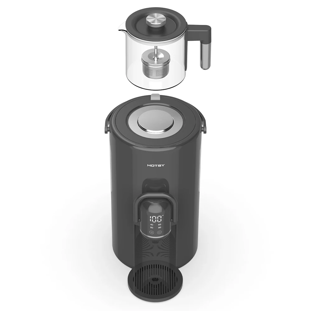 Hotsy 3L+1L Turkish Digital Kettles Set 3 In 1 Smart Electric Kettle Portable Heating Cup Samovar Tea For Buffet