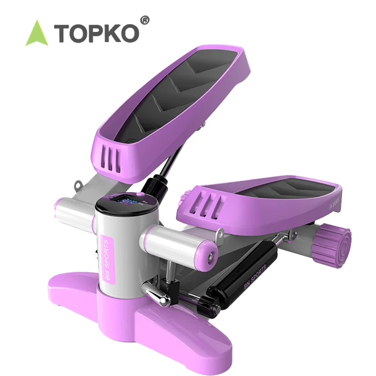 TOPKO  Foldable Exercise Stepper Home Indoor Step Mini Bike Leg Exerciser Mini Stepper