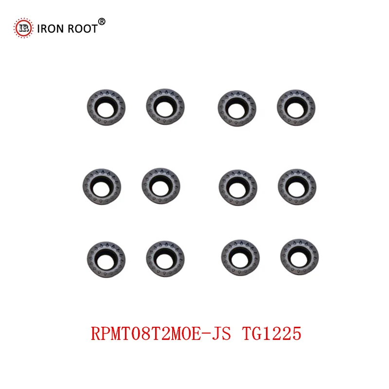 RPMT08T/RDMW08T/RPWM10T/RDMT12/RDMT16/RDMW16/ TG1225 CNC Lathe Carbide Milling Inserts Cutting Blade Tools