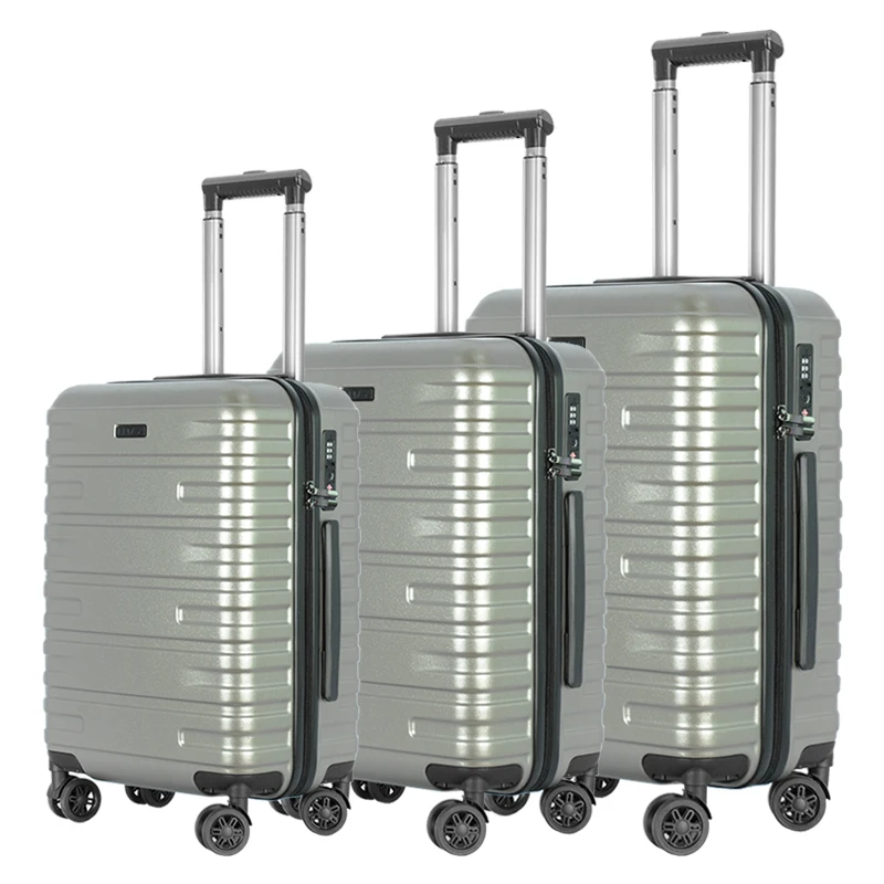 
Factory price abs+ pc suitcase trolley koffer hardside 3pcs luggage sets for travel 