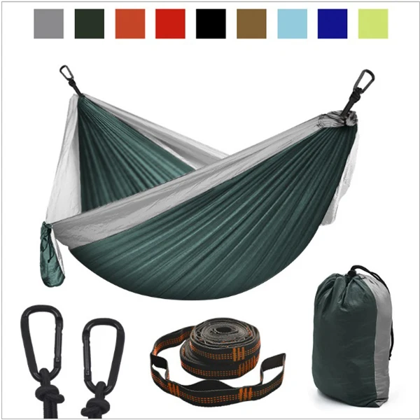 3D MAX Outdoor Backyard Hammock Swing Professional Double Hammock with 2 Tree Straps For Hiking Camping Single Portable Hammocks