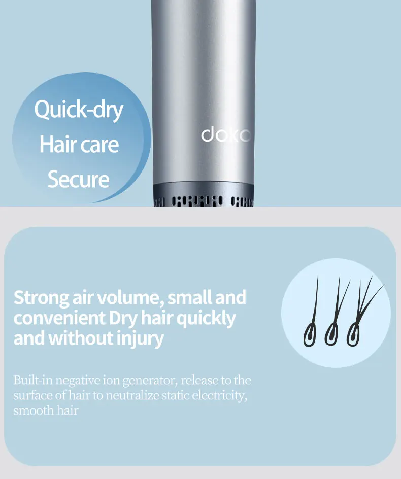 High speed Hair Dryer Haardroger Mini Hairdryer Air Household Haartrockner Travel Secador de pelo Anion Blow Dryer