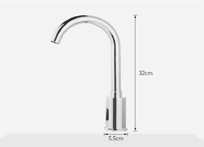 Nanan Guanshu sanitary ware china supplier new design high pressure low price brass Electronic sensor faucet