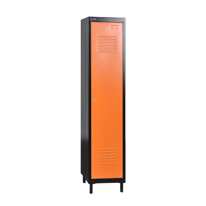 Дешевый холоднокатаный стальной однодверный шкафчик, однодверный металлический шкаф со стоячими ножками (1600100966373)