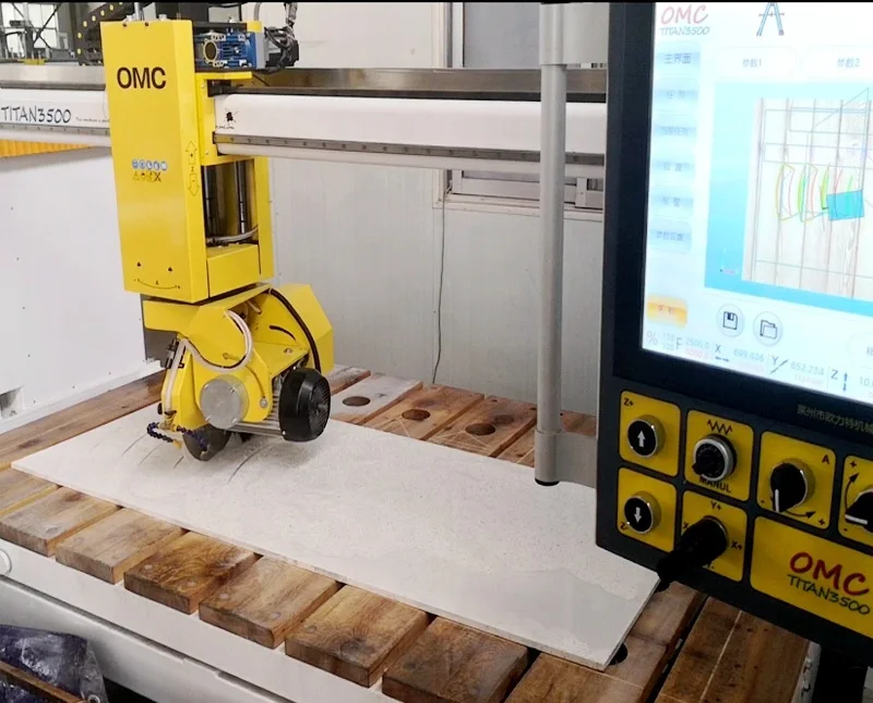 TITAN3500 CNC пила для резки камня 5 оси 3D профилирования машина гранита Мексика Турция Россия Max Филиппины в римском стиле