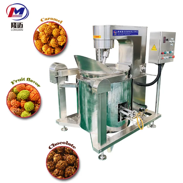 Full automatic free shipping industrial 110 volts to 450 volts gas operated gold medal gourmet pro popcorn machine low price