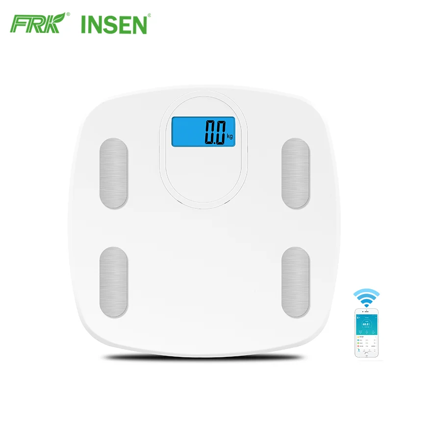 Высокоточный датчик напряжения с синими зубьями умный цифровой анализатор жира в ванной комнате весы ИМТ