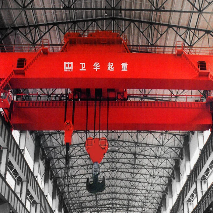 20t 75t Weihua Factory Customized Lifting Speed QD Type CE&ISO Double Girder 40t Bridge Crane Repair Workshop Using