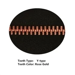 China Manufacturer selling NO.5 Metal zipper with Y-type teeth