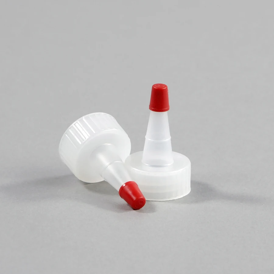 Natural-color Spout Cap with Tip Cap and Aluminum Pressure Seal Liner 24/410