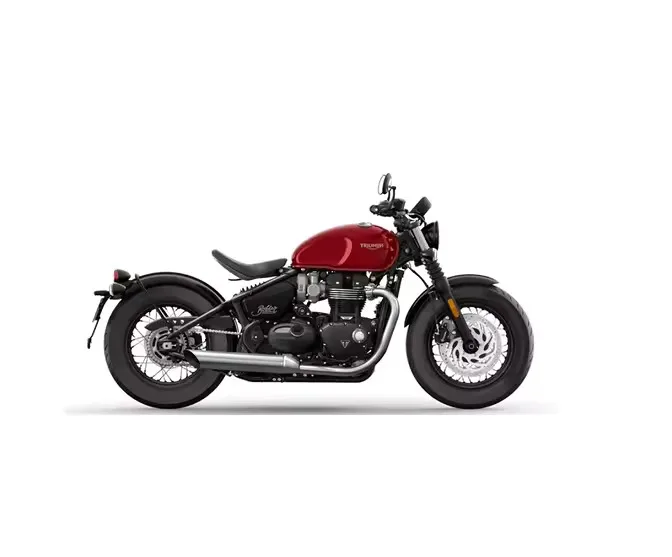 Чистый Триумф Bonneville Bobber Черный стелс издание T120 черная струйная золотая линия Карнавал Красный Сапфир
