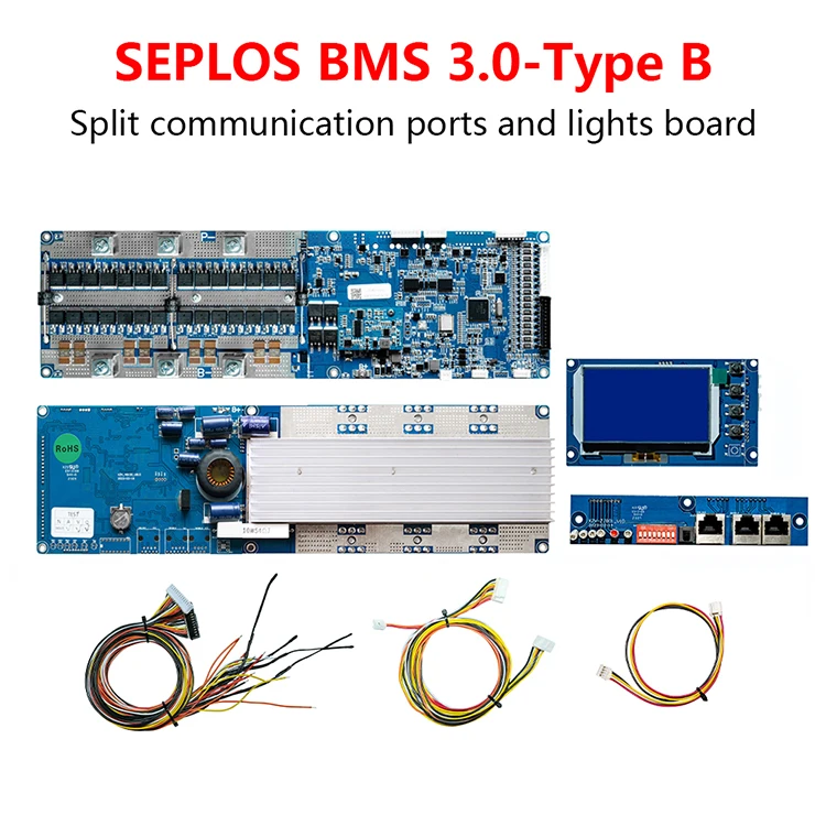 Seplos LFP Smart BMS 3 0-B 48V 200Ah для батареи LiFePO4 BlueTooth