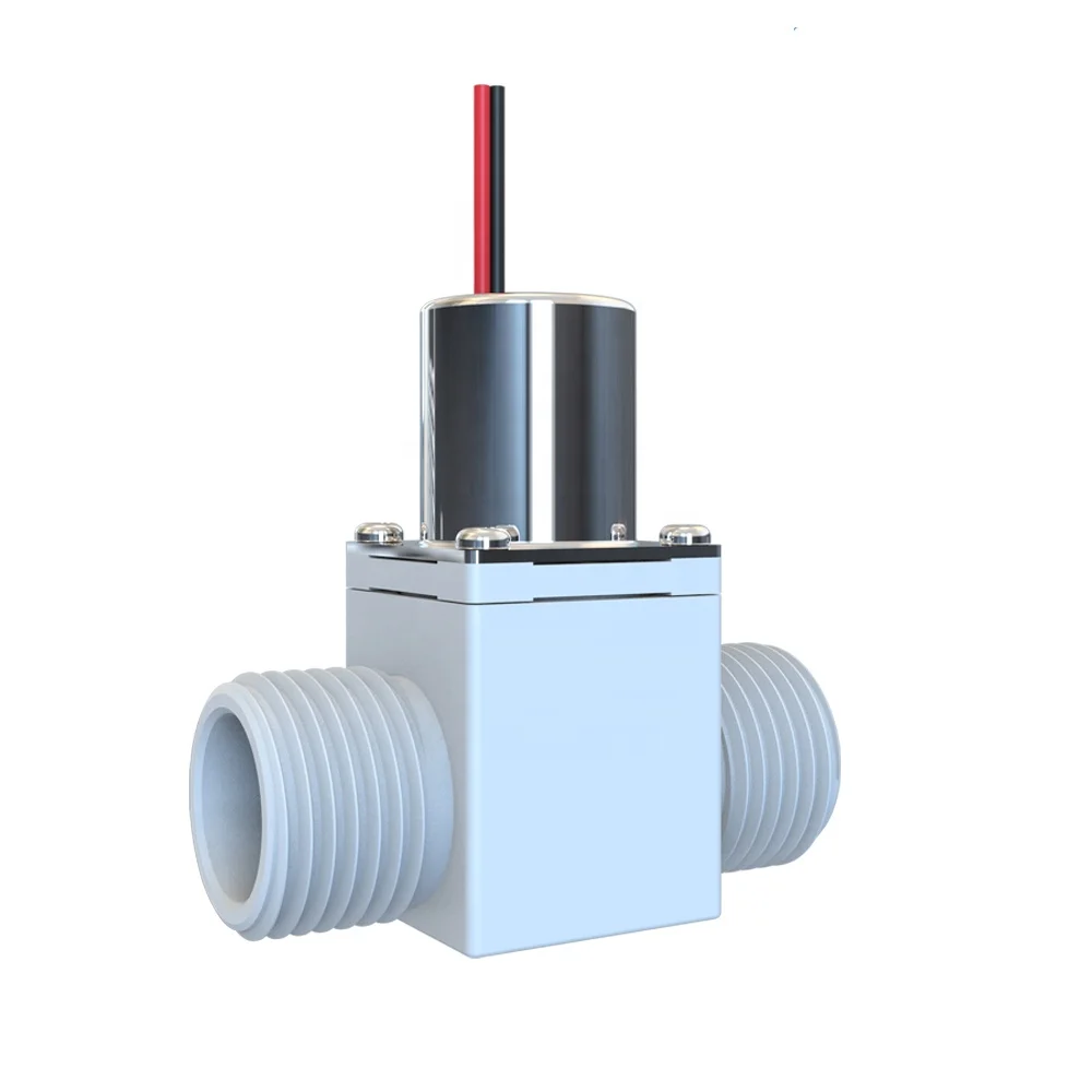 Plastic 12V 24V Normally Closed 1/2' Electric Magnetic Water Control Valve Faucet Water Solenoid Valve