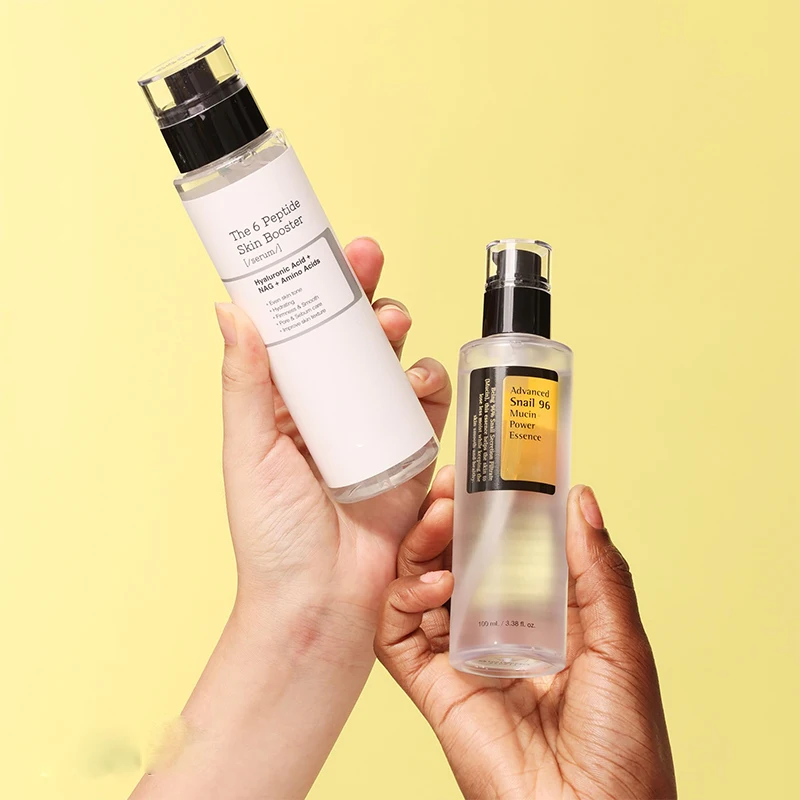 Hot Selling Product Custom Logo 100 ml Snail 96  Power Essence For Face With Snail Repairing Damaged Skin