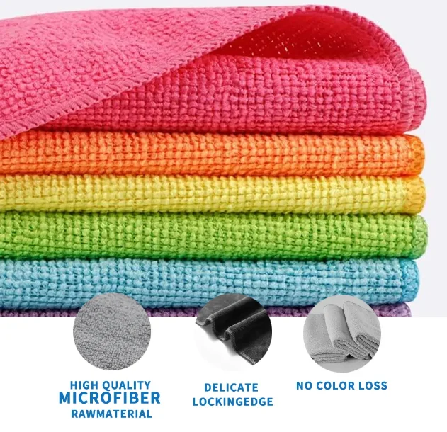 Microfiber Cleaning Cloth Microfiber Terry Kitchen Towel All Purpose Car Detailing Rag Microfiber Towel
