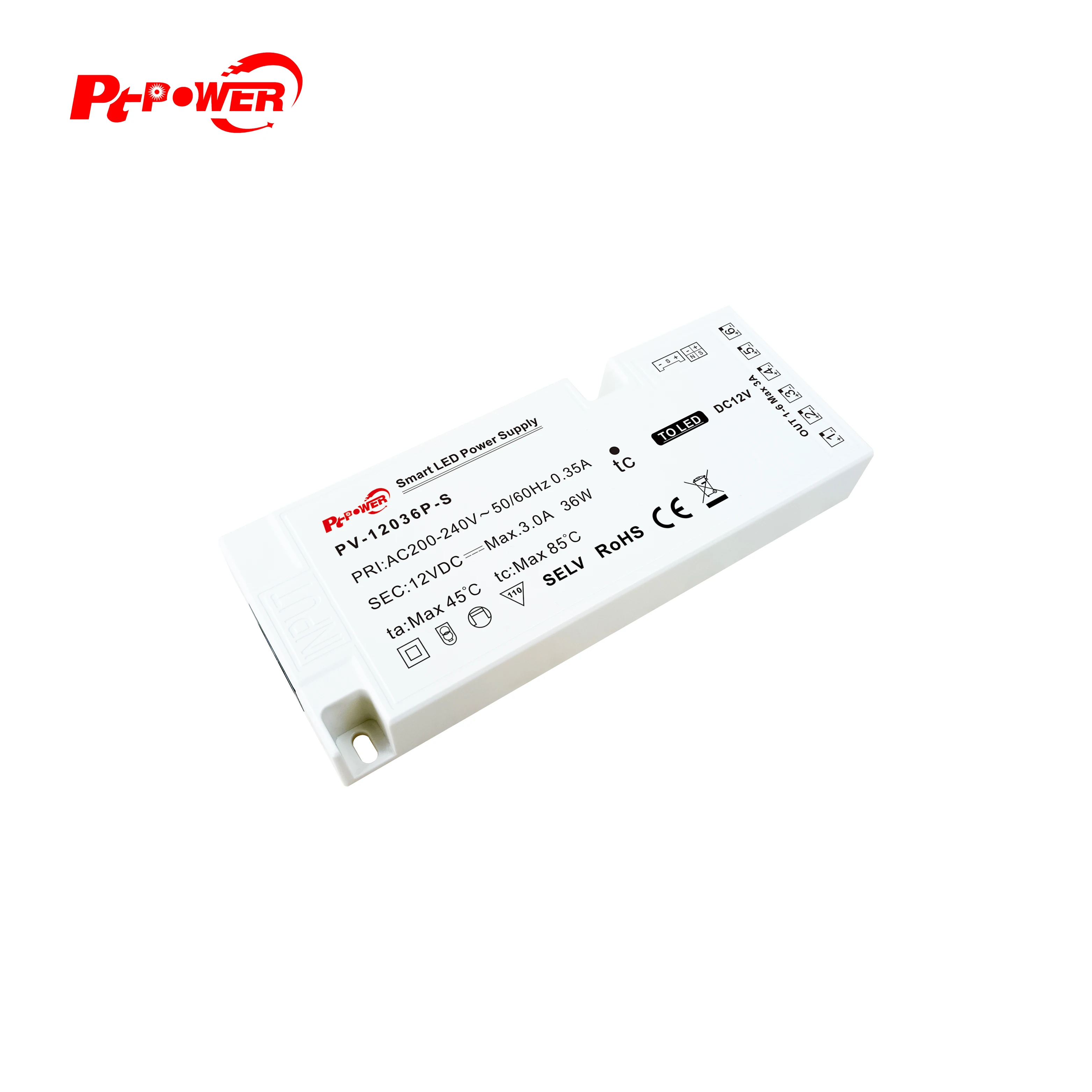 Constant Voltage Waterproof 12V 36W LED Power Supply Cabinet Light Kitchen LED Driver