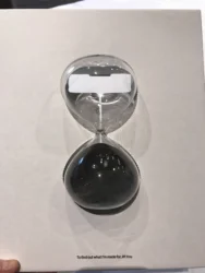 Unique Design transparent large and small 15 mins hourglass sand timer