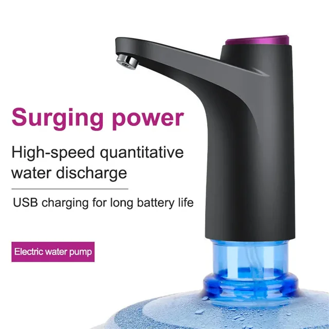 2023 Portable mini Bottle Water Dispenser Pump Universal Rechargeable Smart Electric Drinking Water Bottle Dispenser Pump