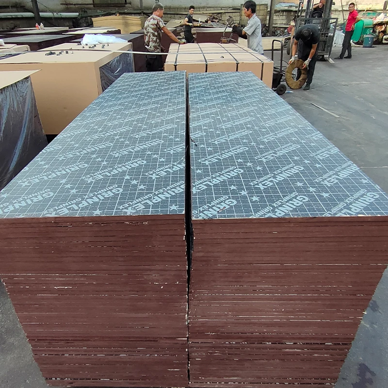Construction Waterproof Film Faced plywood panels  Marine Construction Formwork Phenolic board factory direct sale