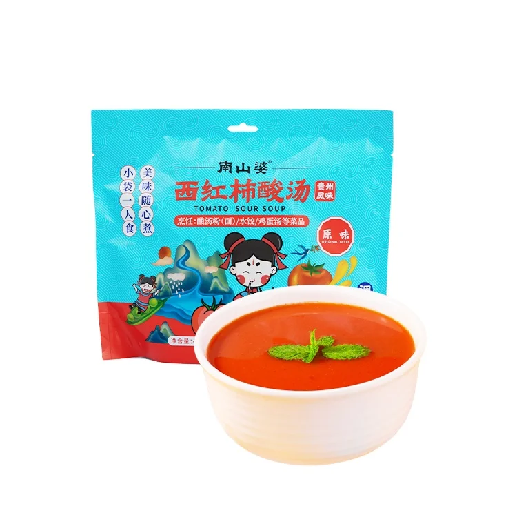 NANSHANPO bulk ketchup packet bags sachets mini botella detomato ketchup tomato sour soup