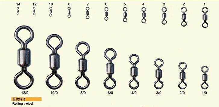factory outlet High quality Fishing Swivel for sea fishing