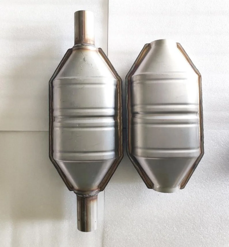 Wholesale Car Universal Three Way Catalytic Converter Round Honeycomb Ceramic or Monolith Exhaust Engine