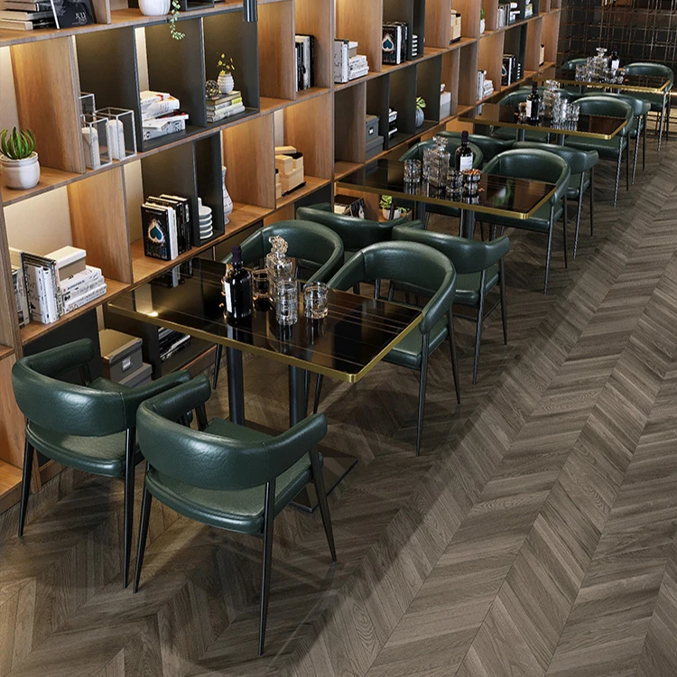 Wholesale Modern Restaurant Furniture Sets Cafe Fast Food Booth Seating Sofa Metal Dining Tables And Chairs Set