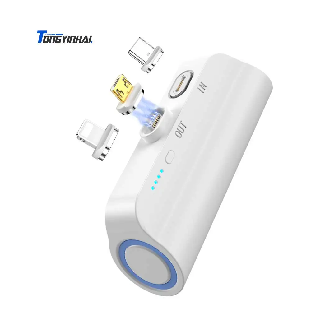 Tongyinhai Charging Products Factory best sale emergency charger magnetic power bank mini size power banks