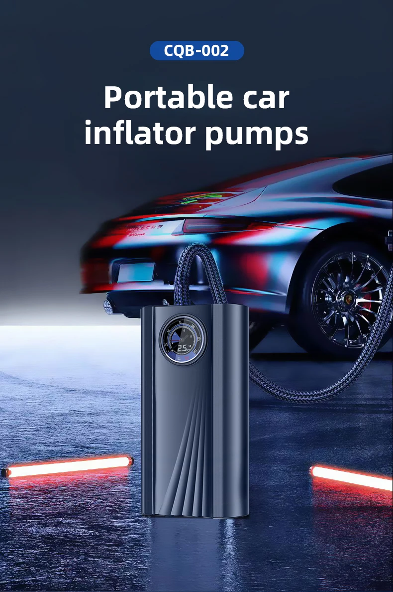 Electric Portable harging cable tire inflation machine 12v Air Pump Car Bicycle Football Electric bike Inflatable Min