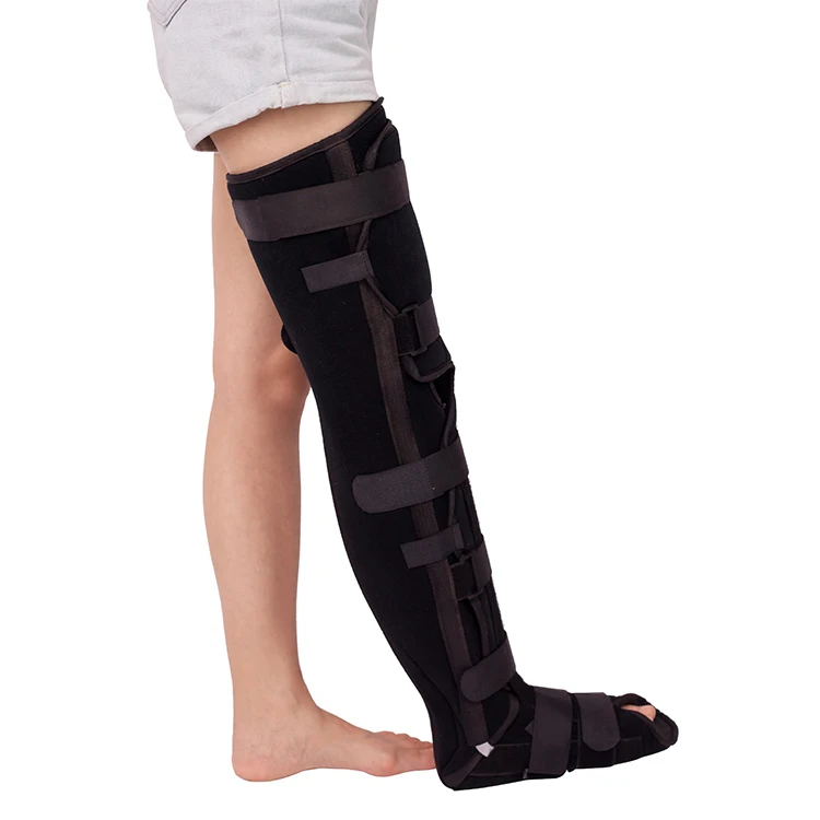 Comfortable Adjustable Leg Knee Stabilizer Support Guard Orthosis Knee Immobilizer Brace for Adult
