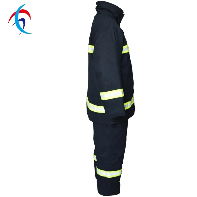 2024 Factory New Design Fire Fighting Clothing Fireman Suit for Fire Rescue Winter Fire Fighting