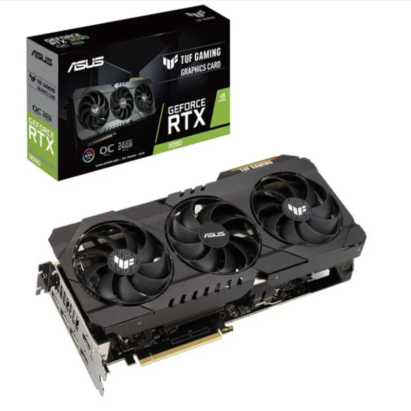 Новая бывшая в употреблении подержанная ROG STRIX rtx 3090 3080 3070 3060 3060ti вентиляторы turbo gaiming NVIDIA geforce 24 ГБ 10 ГБ 8 ГБ GPU graohics карта i