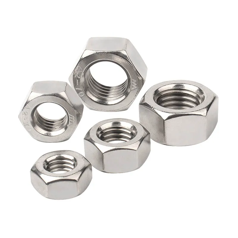 M33 M8 M6 DIN934 304 316 stainless steel A2 A4 metric hot forge hexagon hex nut for bolt