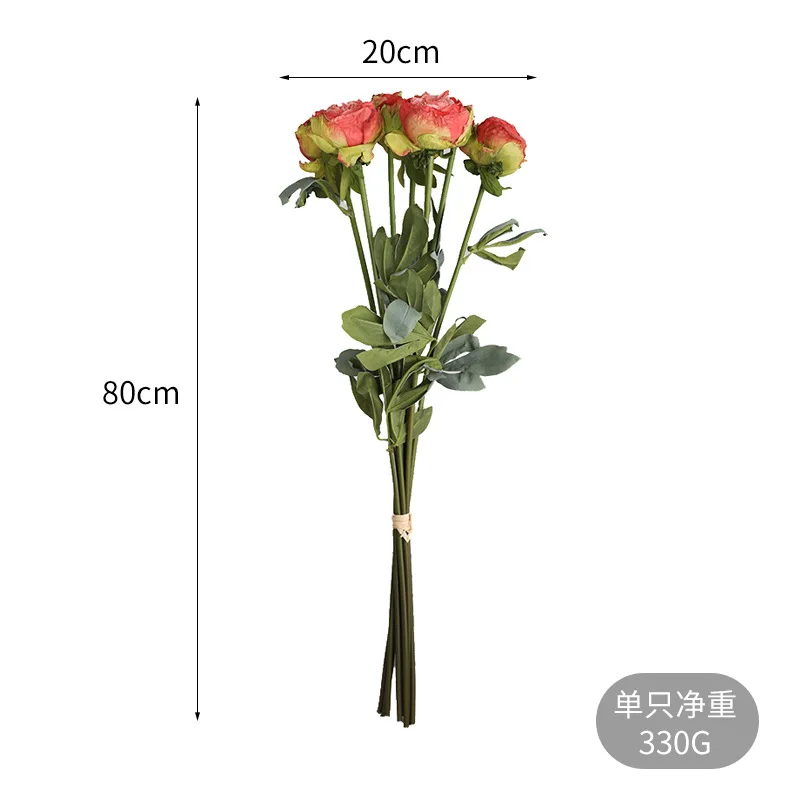 Indoor Center Pieces Ine Peony 3D Nail Calla Lily Cherry Blossom Flowers Decoration With Lights