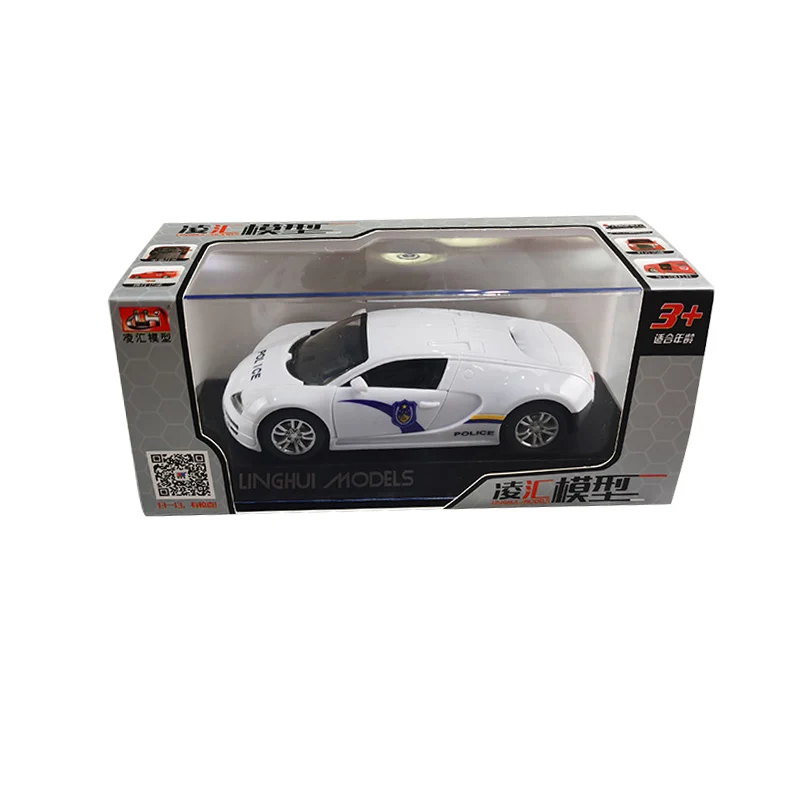 Hot selling electric sports cars kid police car police die cast metal and alloy metal car toy