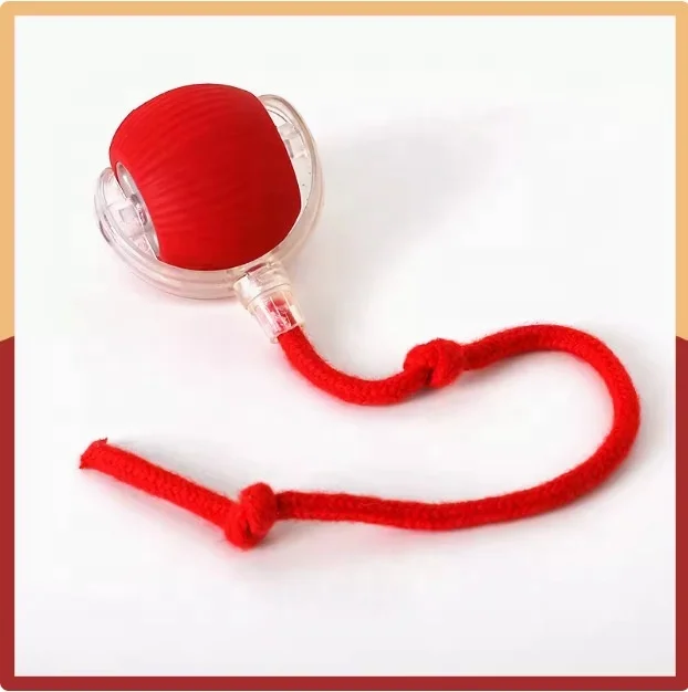 Factory Direct Smart Interactive Cat Toy Rolling Ball Motion Activate Fast Roll on Carpet Toys USB Rechargeable Self Moving Ball