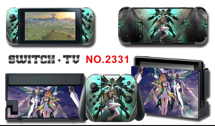 Высококачественная профессиональная наклейка на кожу Xenoblade chronles 2 для Nintendo Switch