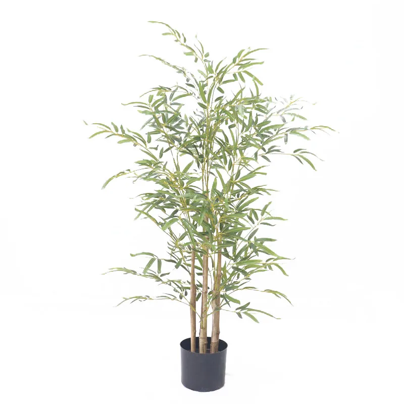 Artificial bamboo plant bonsai tree with pot for sale mini bamboo bonsai tree for indoor or outdoor decoration