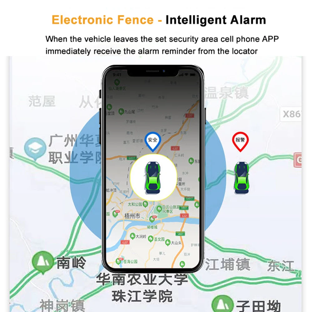 Gv40 4G Vehicle GPS Tracker Smart Power Saving Wake-up Alarm with Overspeed/Demolition/Vibration Electronic Fence Cars Trucks