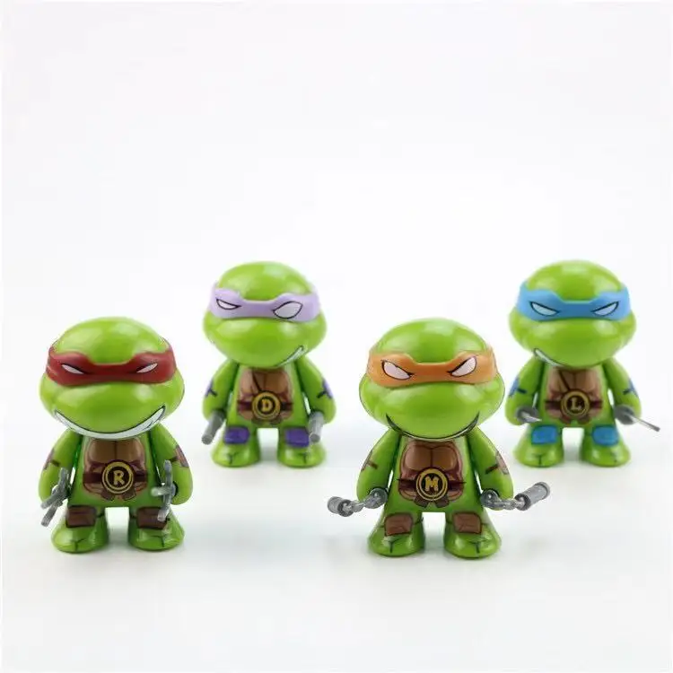2023 Wholesale Custom Cartoon turtlle Figure Toys ninjar action figures 4pcs/set Anime PVC Action Figure Toys
